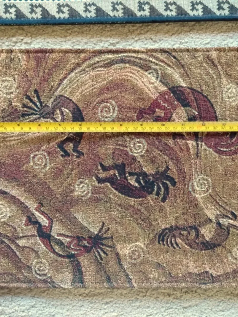Southwestern Cotton Placemats Set of 4 Kokopelli Geometric Pure Country NWT New